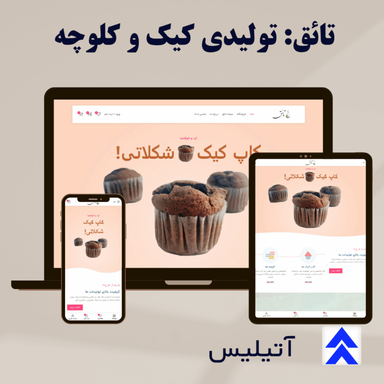 وبسایت فروشگاهی تولیدی تائق